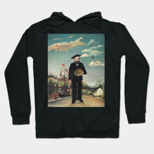 Myself: Portrait - Landscape by Henri Rousseau Hoodie